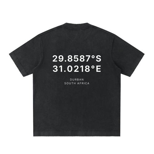 The Origin Tee – Washed Black